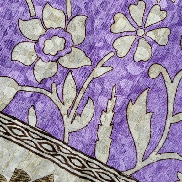 Darn Good Yarn Sari Silk Wrap Skirt Tea Goddess - Picture 11 of 16